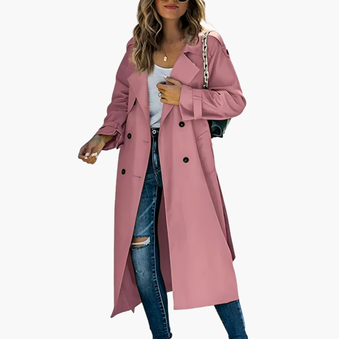 Cappotto lungo ortopedico donna in tessuto elegante | Altivaro