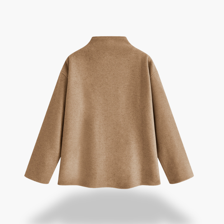 Women's Coat in Cloth with Double Buttons | Altivaro