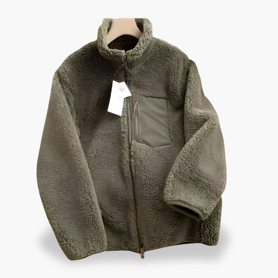 Giacca Pile Teddy da Uomo con Zip Intera | Altivaro