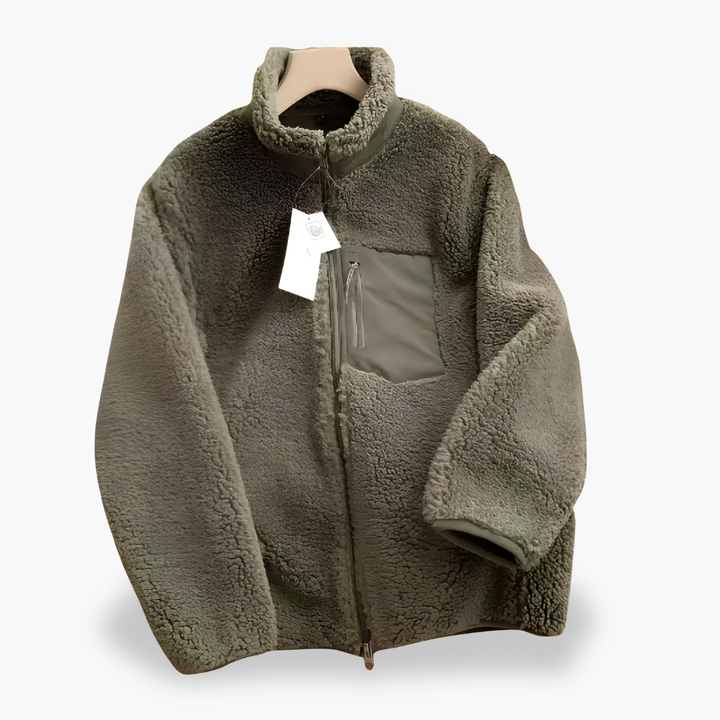 Giacca Pile Teddy da Uomo con Zip Intera | Altivaro
