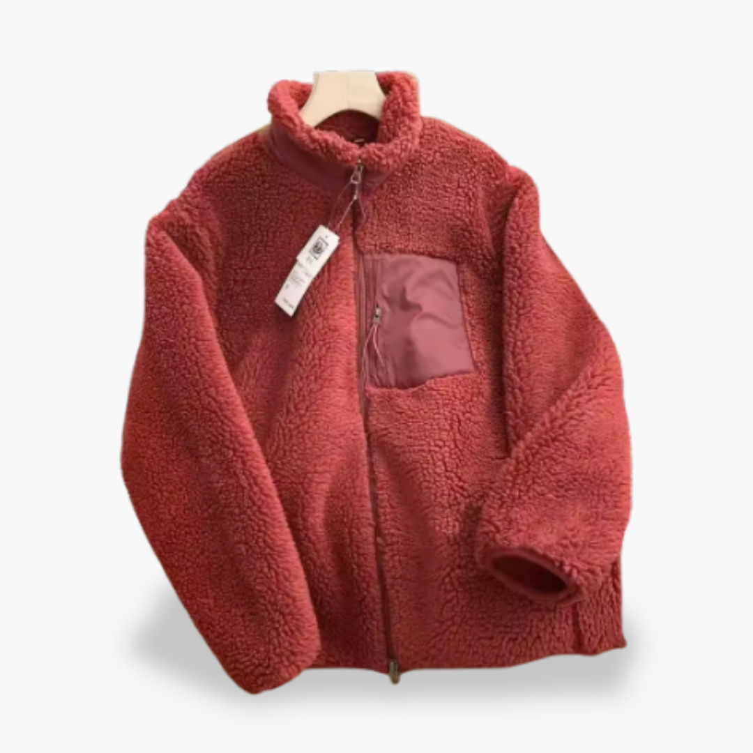 Giacca Pile Teddy da Uomo con Zip Intera | Altivaro