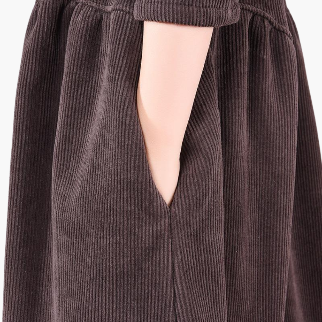 Women's Long Dress with Buttons | Altivaro