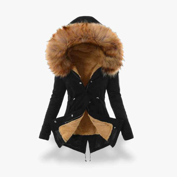 Women's Winter Jacket with Hood and Lining | Altivaro