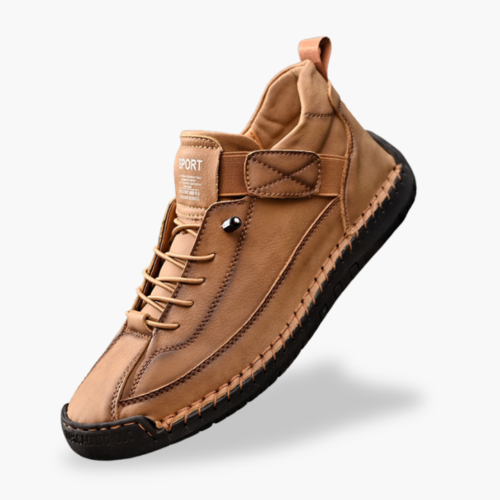 Casual leather non-slip orthopedic shoes for men | Altivaro
