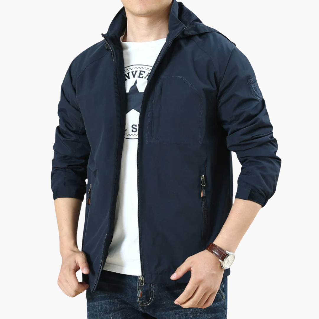 Giacca Uomo Leggera Impermeabile Antivento Casual Poliestere | Altivaro