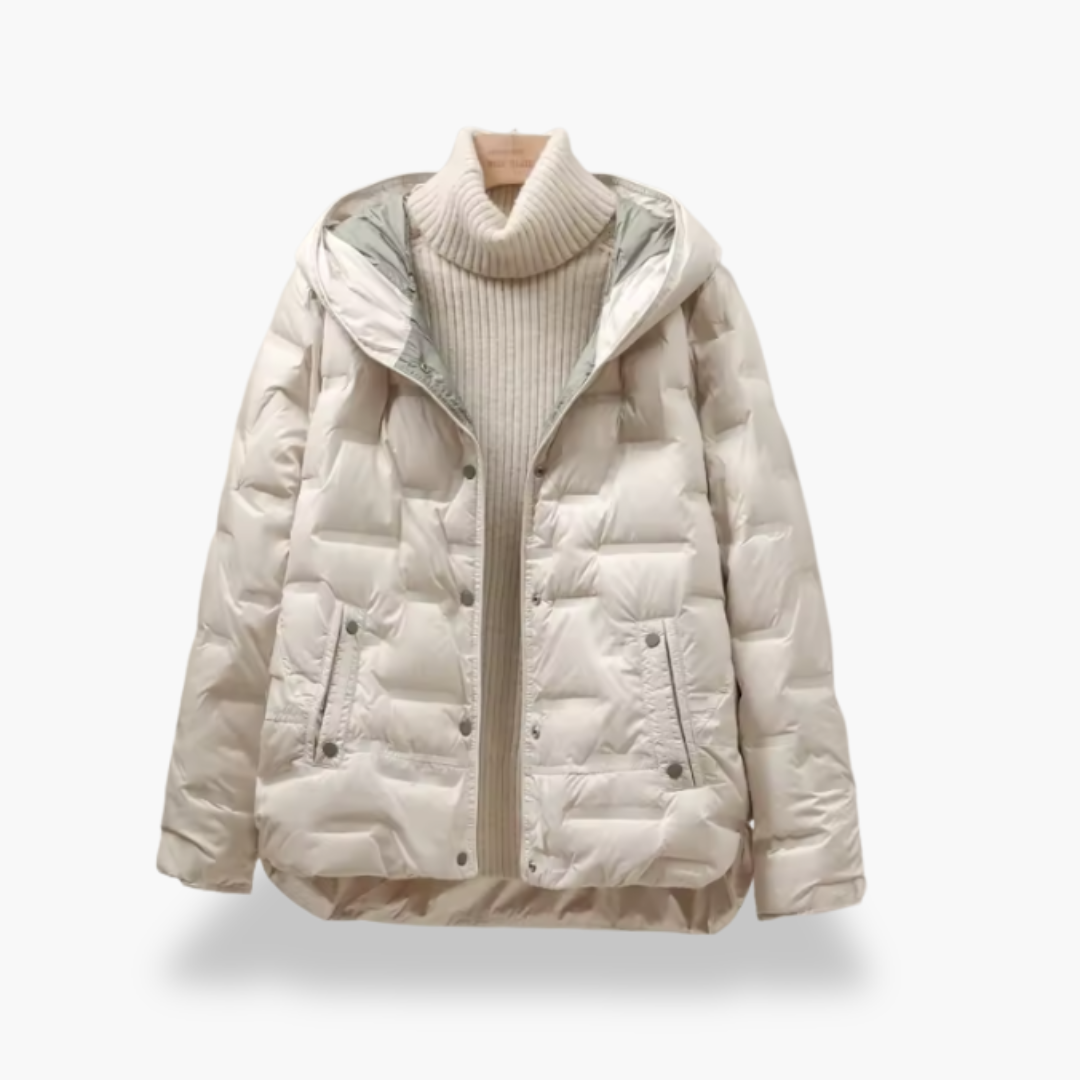 Women's Winter Down Jacket with Hood | Altivaro