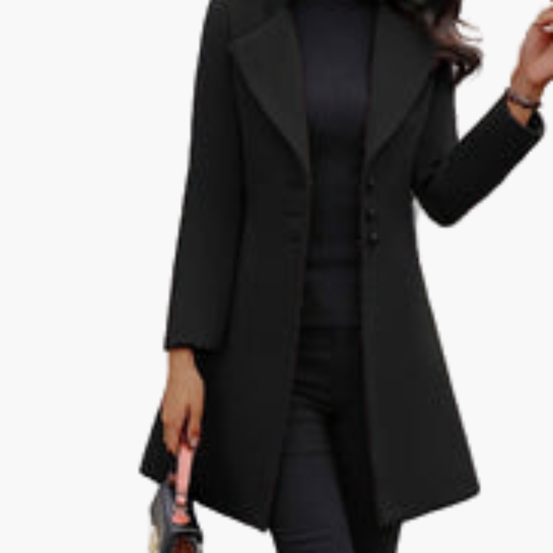 Long Women's Wool Coat Elegant Autumn Winter | Altivaro