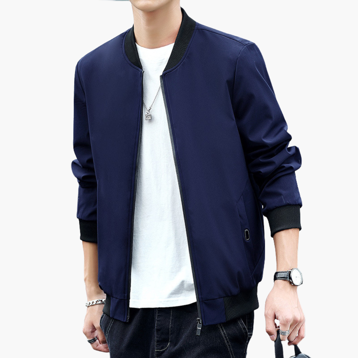 Lightweight Casual Men's Jacket with Zip | Altivaro