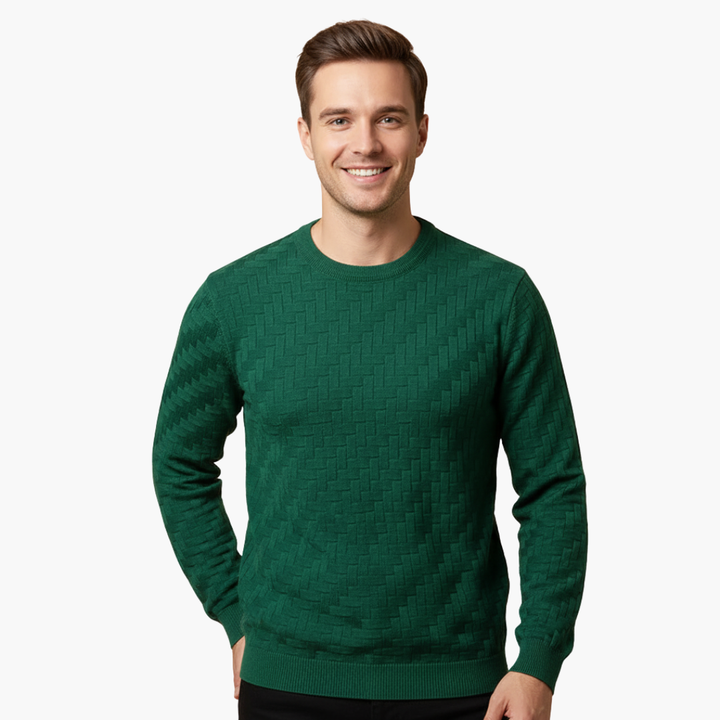 Maglione Uomo a Girocollo in Maglia | Altivaro