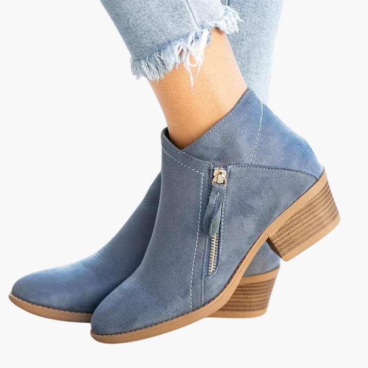 Orthopedic Leather Boots for Women with Zipper | Altivaro