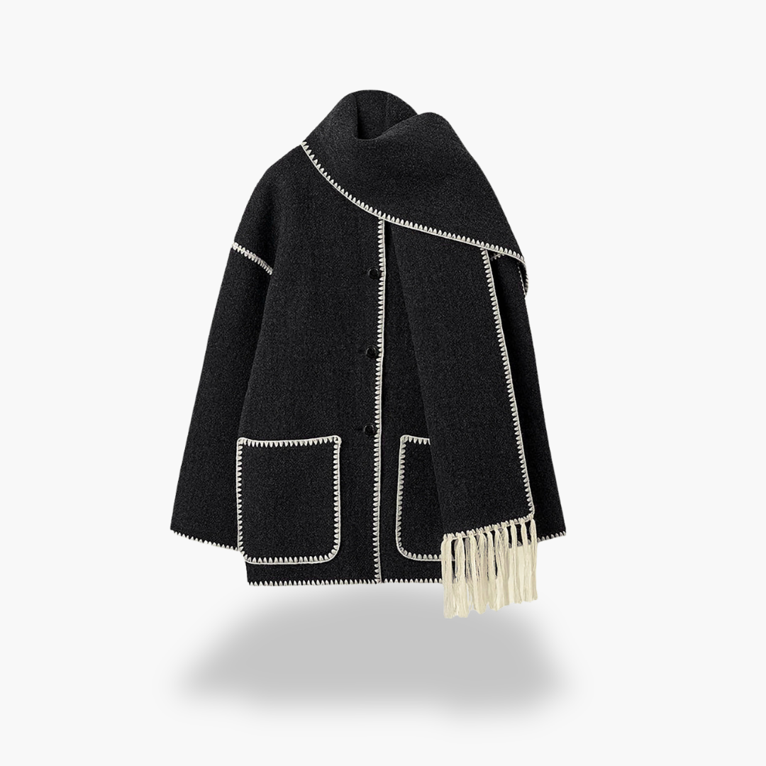 Cappotto Donna con Sciarpa Rimovibile | Altivaro