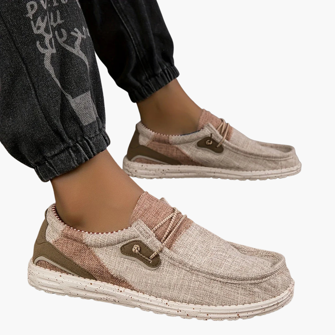 Scarpe ortopediche in tessuto da uomo con suola antiscivolo | Altivaro