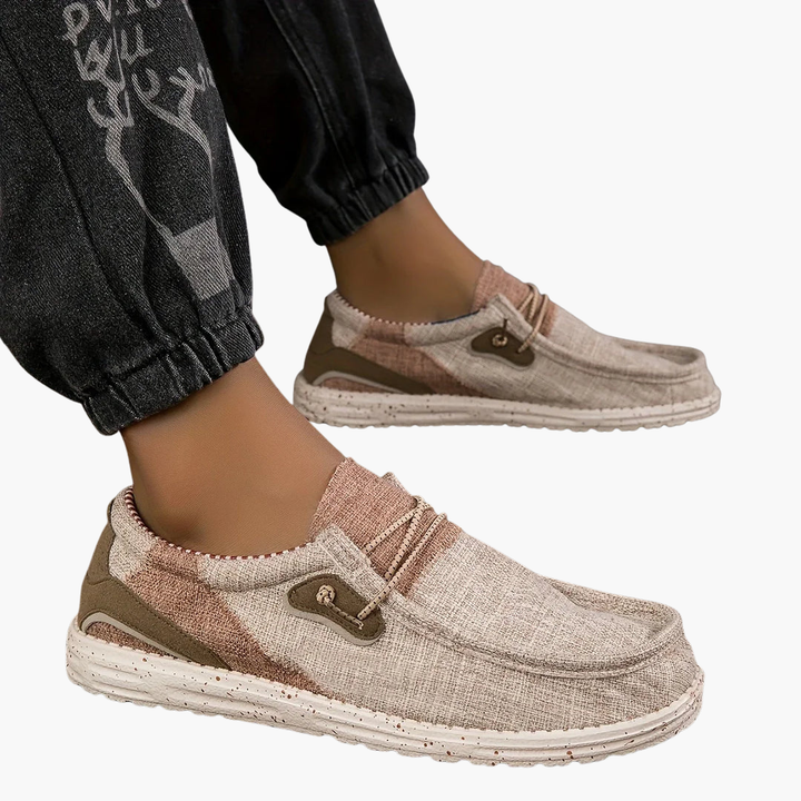 Scarpe ortopediche in tessuto da uomo con suola antiscivolo | Altivaro