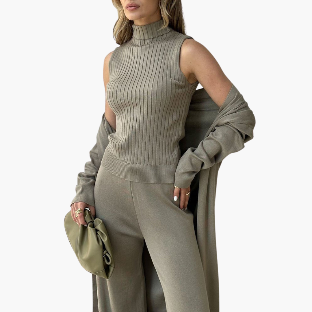 Complete Women's Shirt with Cardigan and Pants | Altivaro