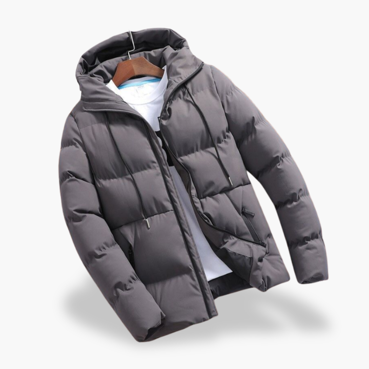 Giacca Piumino Uomo con Cappuccio e Zip | Altivaro