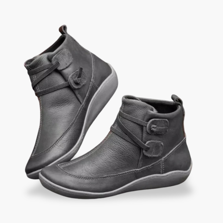 Women's Orthopedic Ankle Boots in Soft Leather Non-Slip | Altivaro