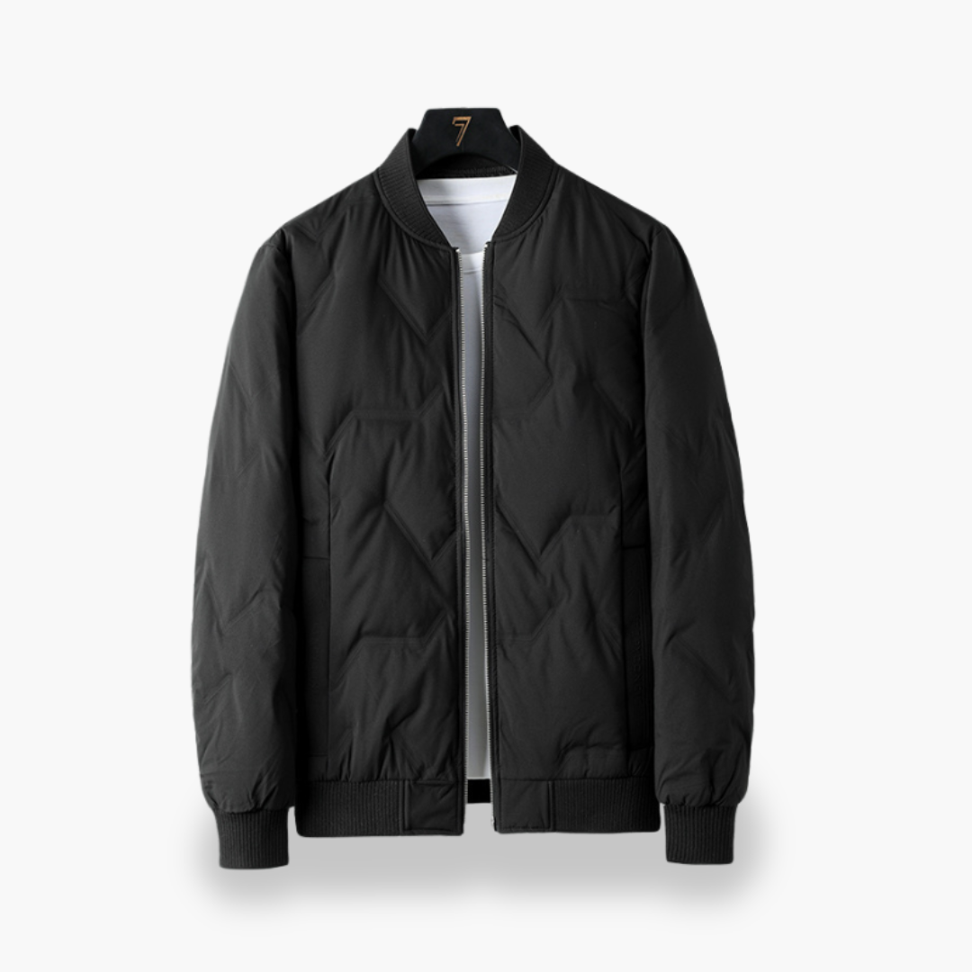 Men's Padded Winter Casual Synthetic Bomber Jacket | Altivaro