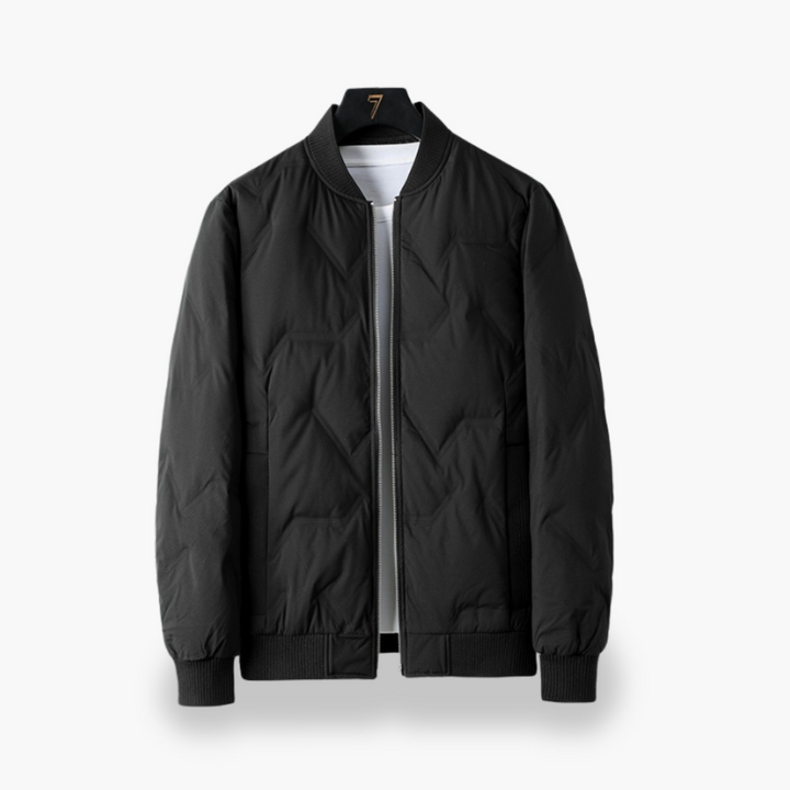 Men's Padded Winter Casual Synthetic Bomber Jacket | Altivaro