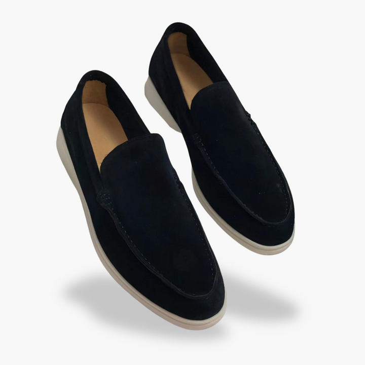 Men's Orthopedic Suede Moccasins Rubber Sole | Altivaro