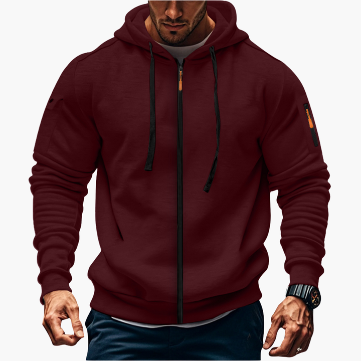 Felpa con Cappuccio Uomo con Zip e Tasche | Altivaro
