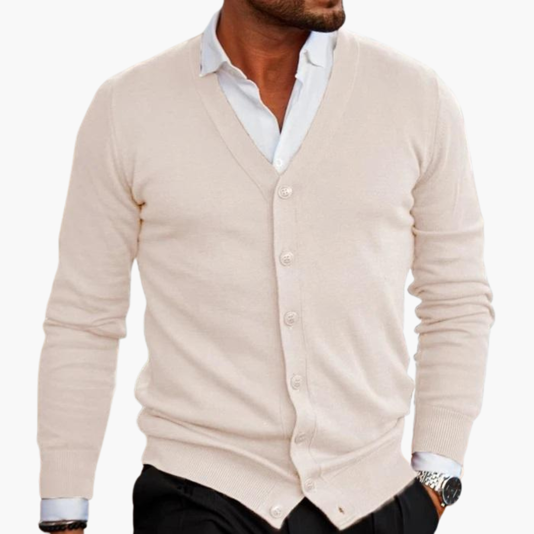 Men's Cardigan with Buttons | Altivaro