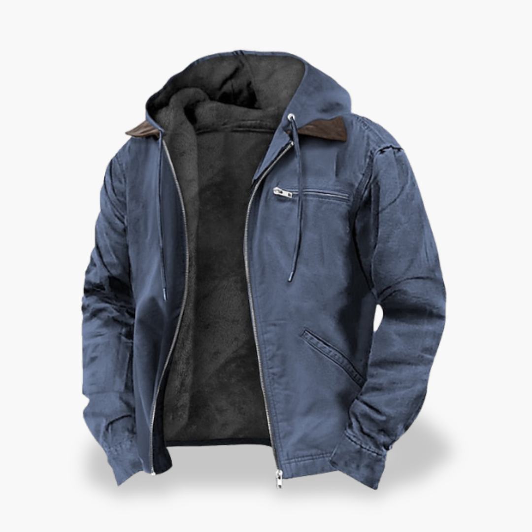 Padded Jacket with Hood for Men | Altivaro