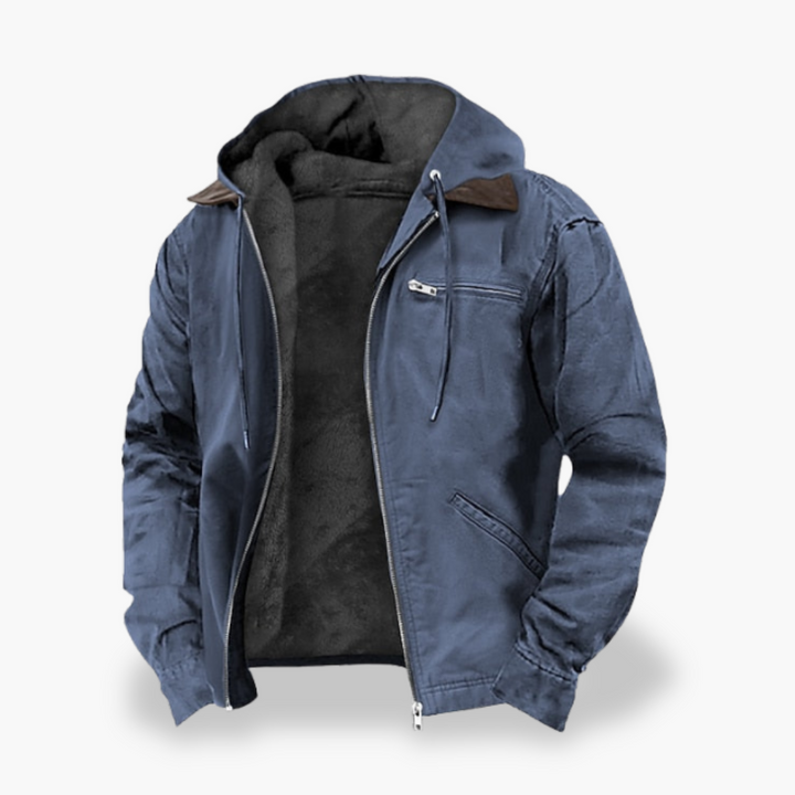Padded Jacket with Hood for Men | Altivaro