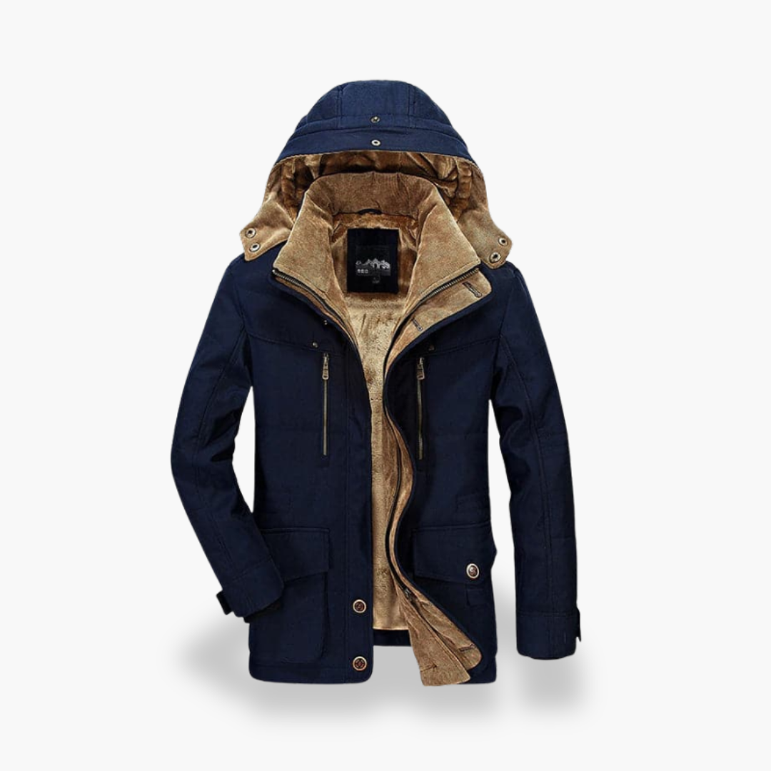 Men's Wool Jacket with Hood | Altivaro