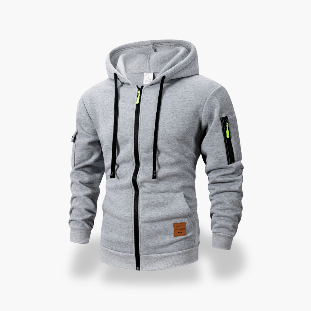 Felpa Uomo con Cappuccio Zip | Altivaro