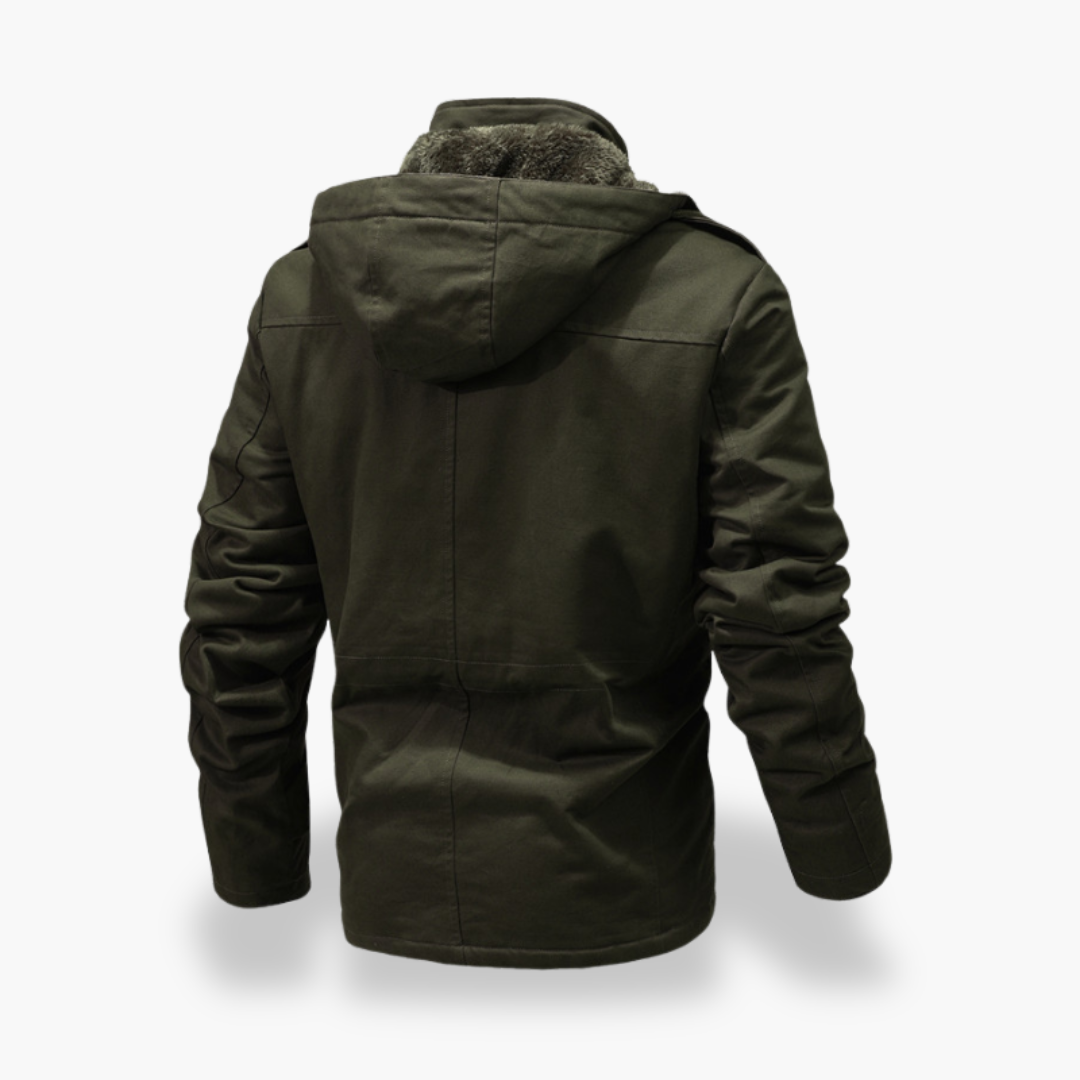 Men's Waterproof Winter Jacket with Hood | Altivaro
