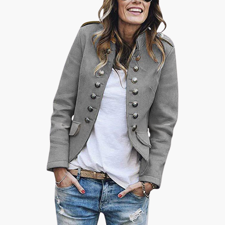 Women's jacket with metal buttons | Altivaro