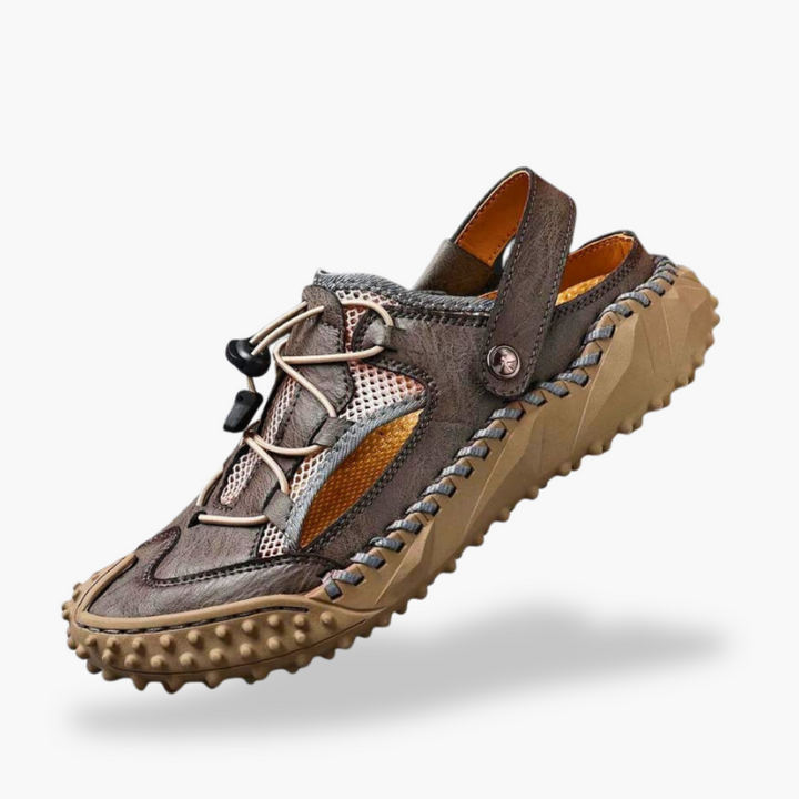 Men's Orthopedic Shoes in Leather and Mesh with Non-Slip Sole | Altivaro