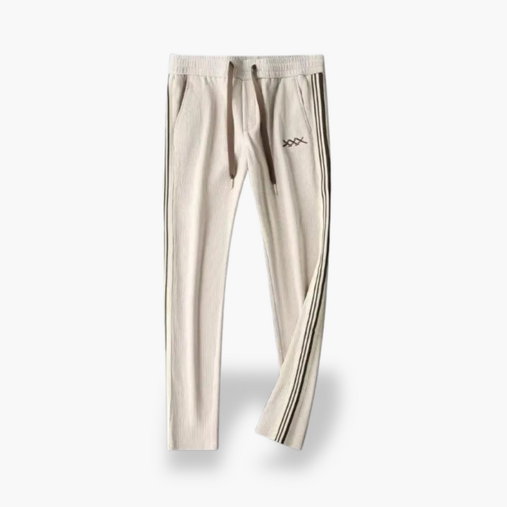 Tuta Sportiva Uomo in Cotone con Zip e Strisce Laterali | Altivaro