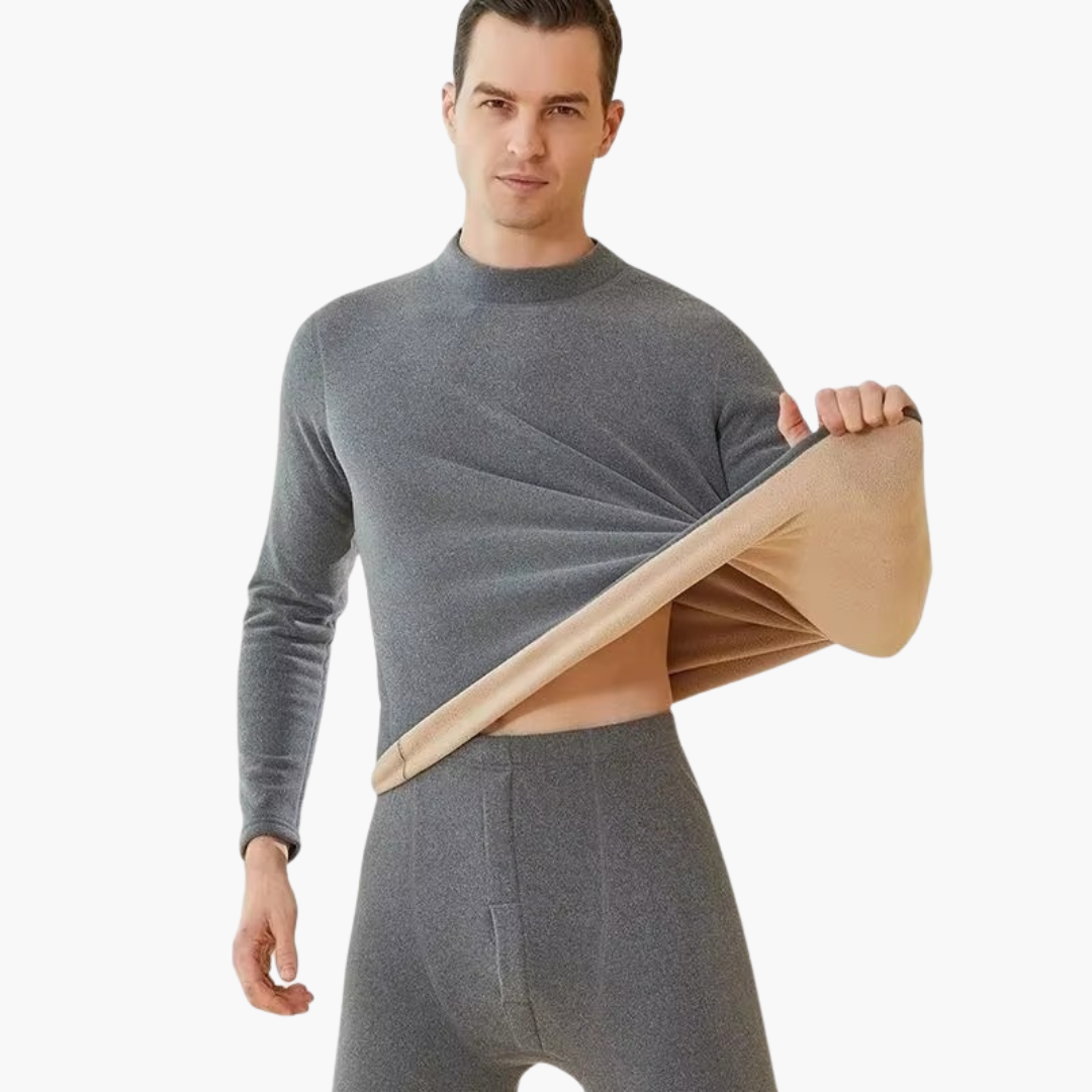 Maglia Termica Uomo in Microfibra con Fodera Morbida | Altivaro