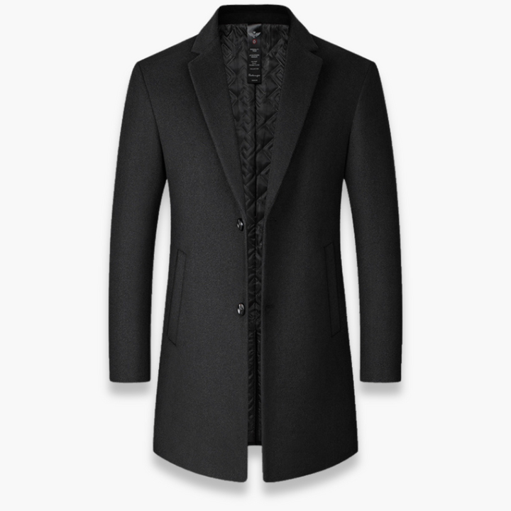 Altivaro | Cappotto Uomo - Misto Lana Giacca Slim Fit - Per Primavera e Inverno-Altivaro