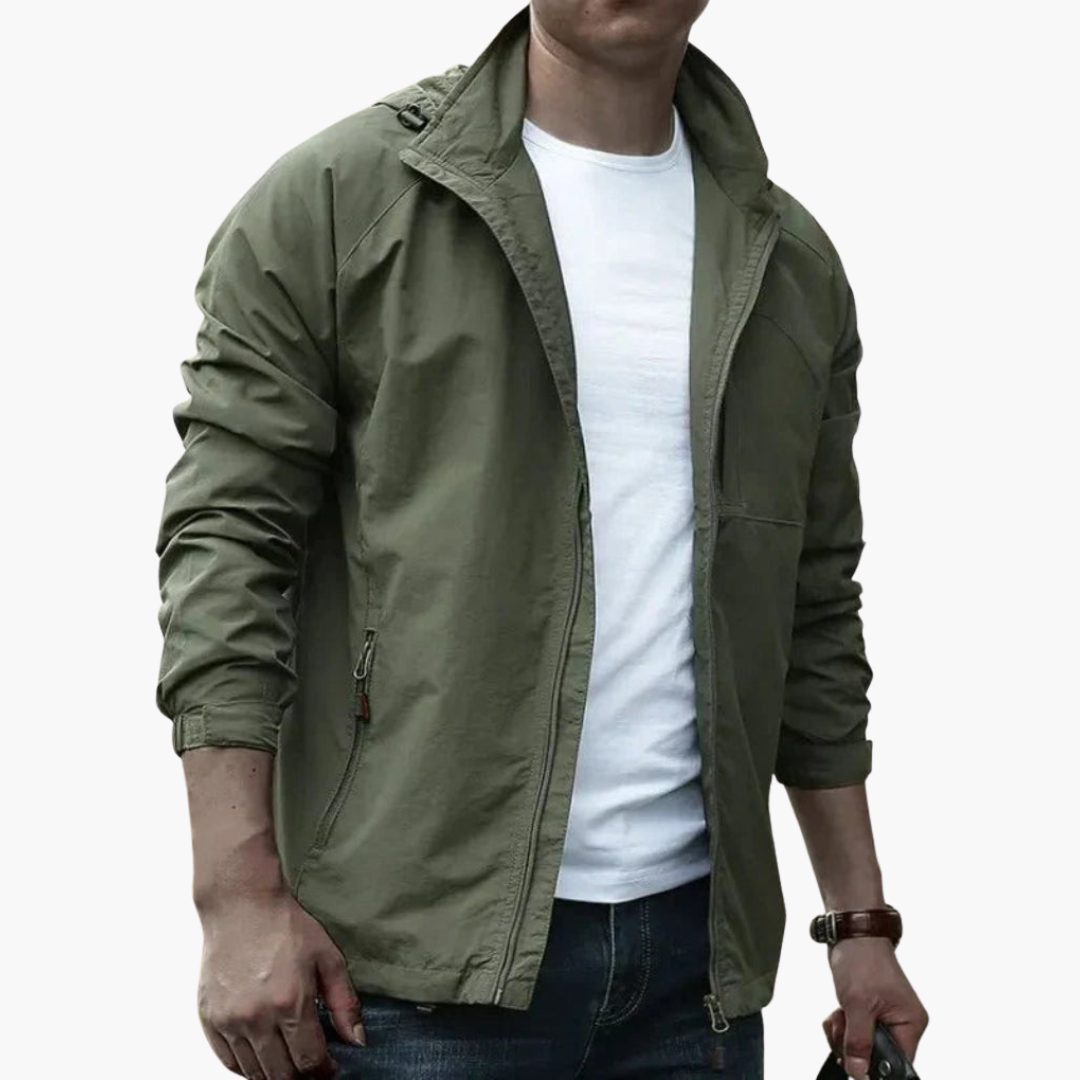 Giacca Uomo Leggera Impermeabile Antivento Casual Poliestere | Altivaro