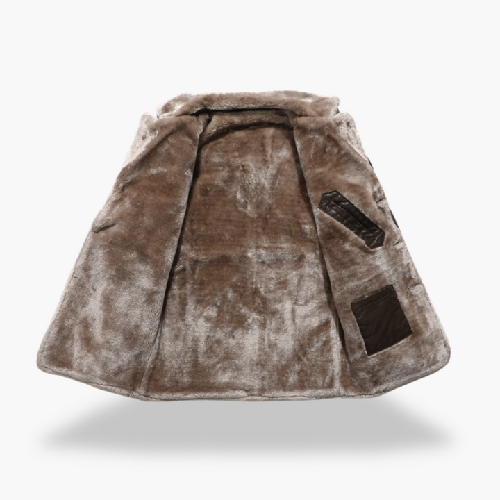 Men's Winter Leather Jacket Lined | Altivaro