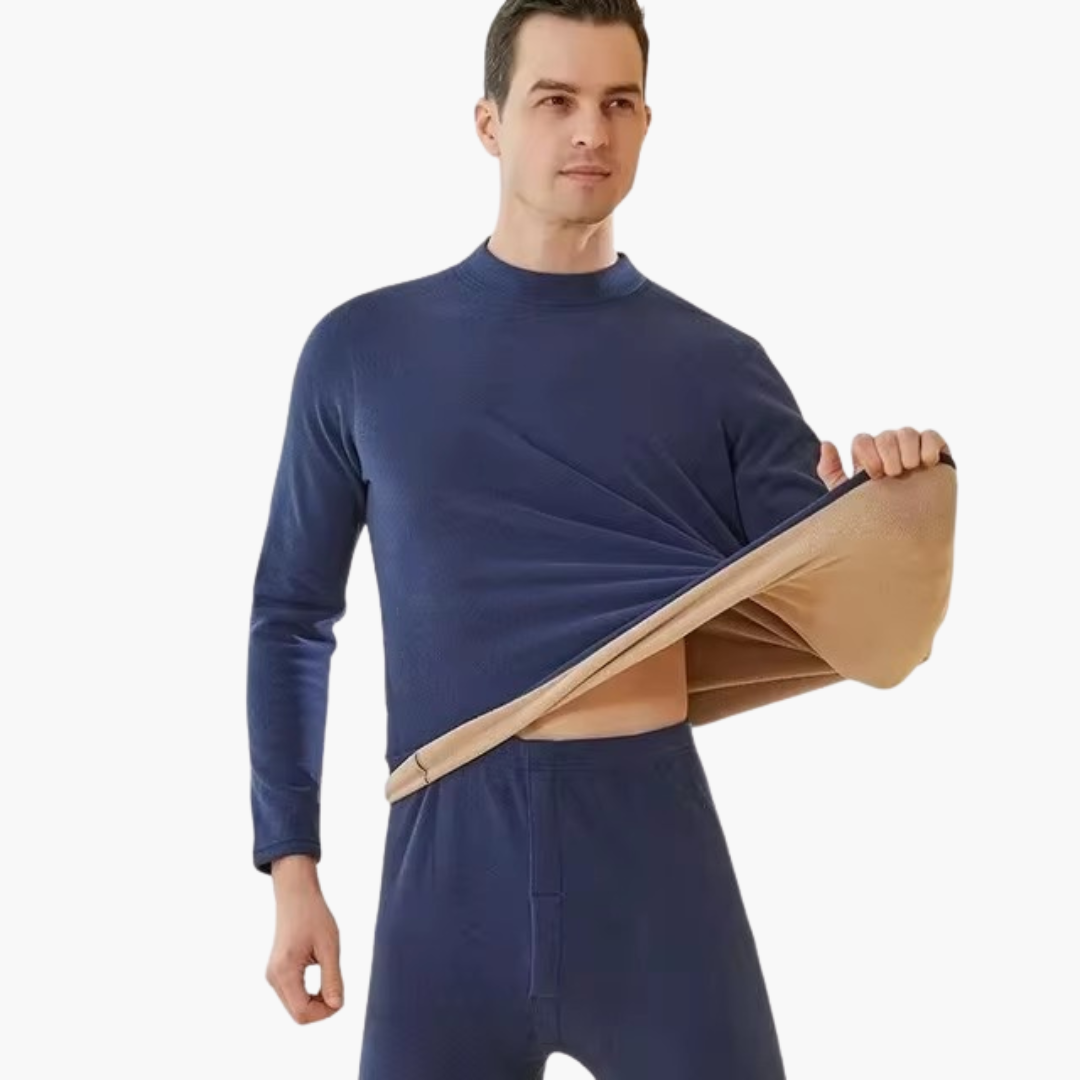 Maglia Termica Uomo in Microfibra con Fodera Morbida | Altivaro