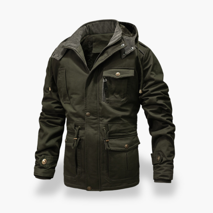 Men's Waterproof Winter Jacket with Hood | Altivaro