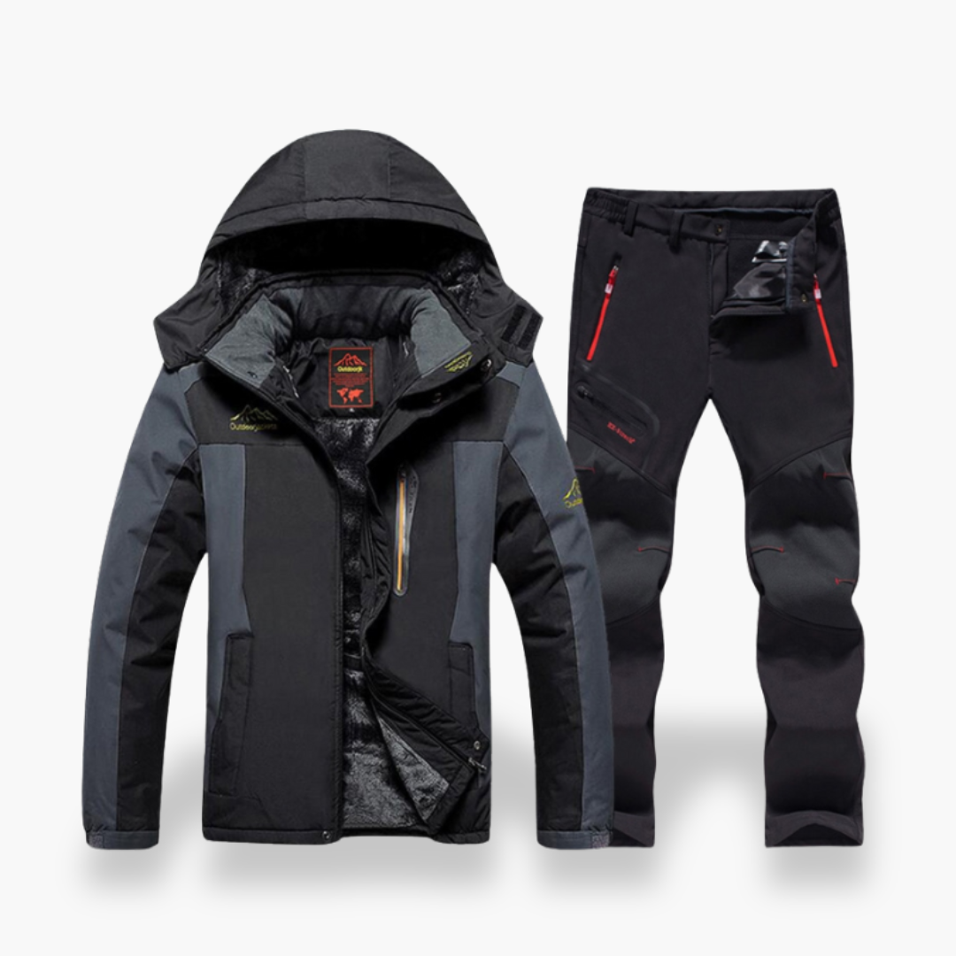 Men's Winter Outdoor Set with Waterproof Jacket and Pants | Altivaro
