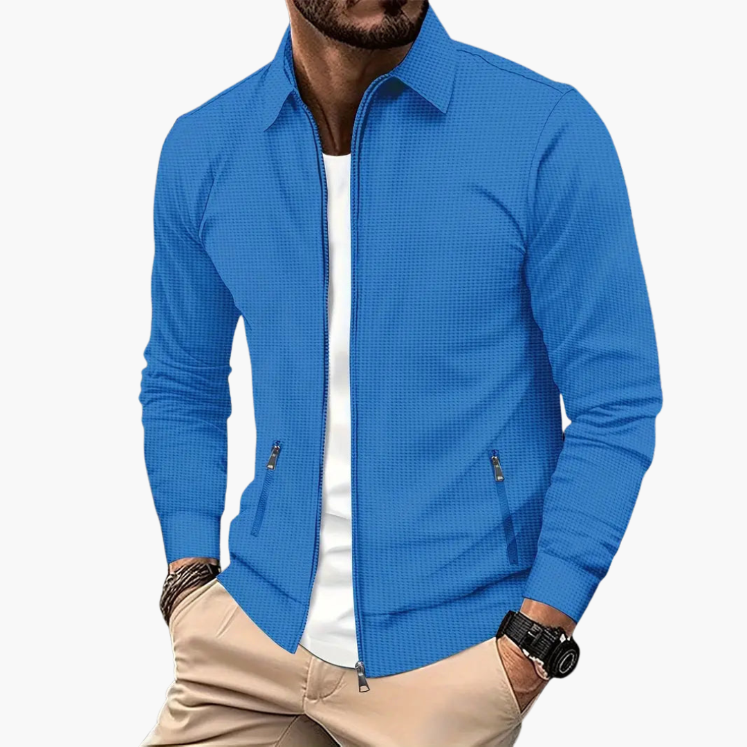 Giacca Uomo con Zip e Colletto | Altivaro
