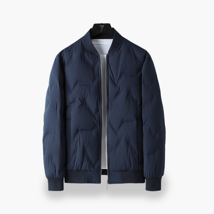 Men's Padded Winter Casual Synthetic Bomber Jacket | Altivaro