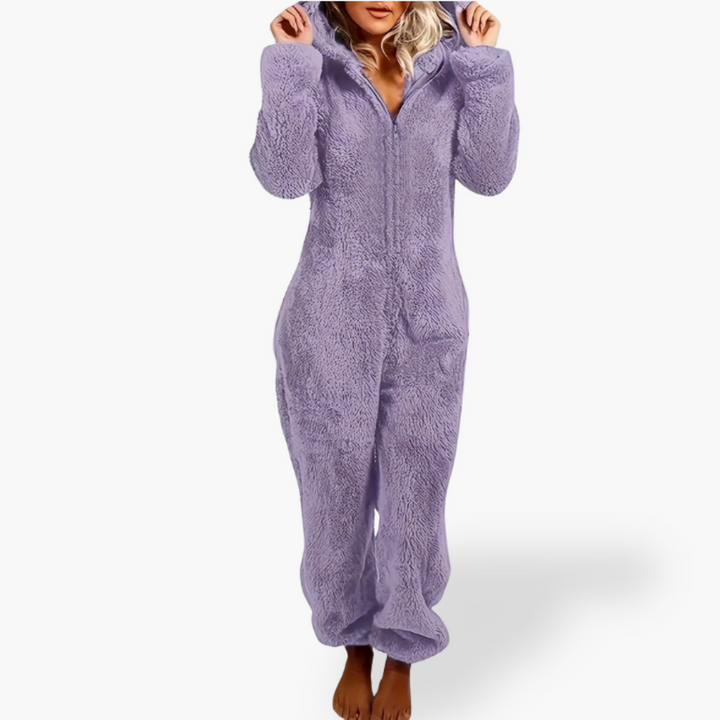 Tuta Intera Donna Pile Caldo con Cappuccio | Altivaro