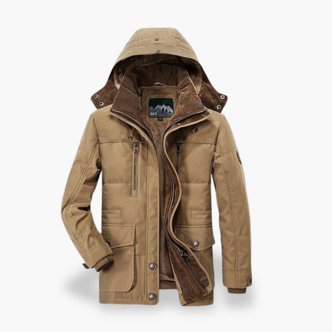 Giubbotto Uomo Invernale Imbottito con Cappuccio Antivento | Altivaro