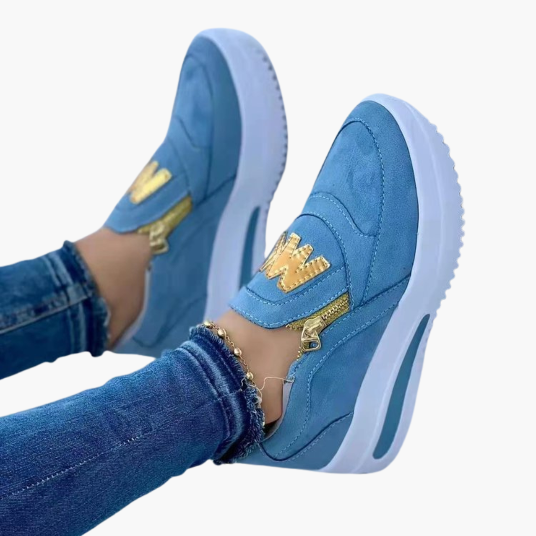 Women's Orthopedic Shoes Sneakers with Zip and Thick Sole | Altivaro