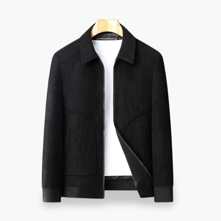 Men's Rope Jacket with Zip and Collar | Altivaro