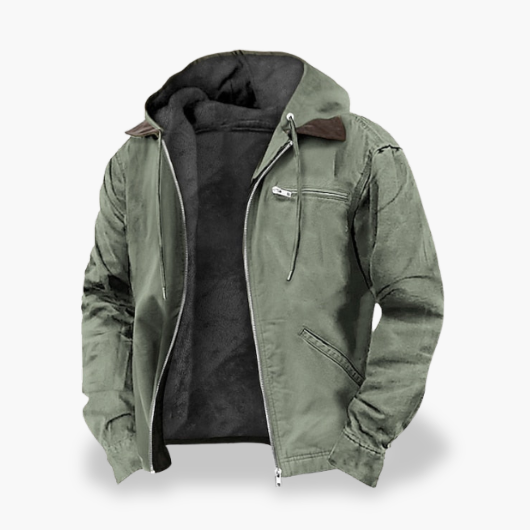 Padded Jacket with Hood for Men | Altivaro