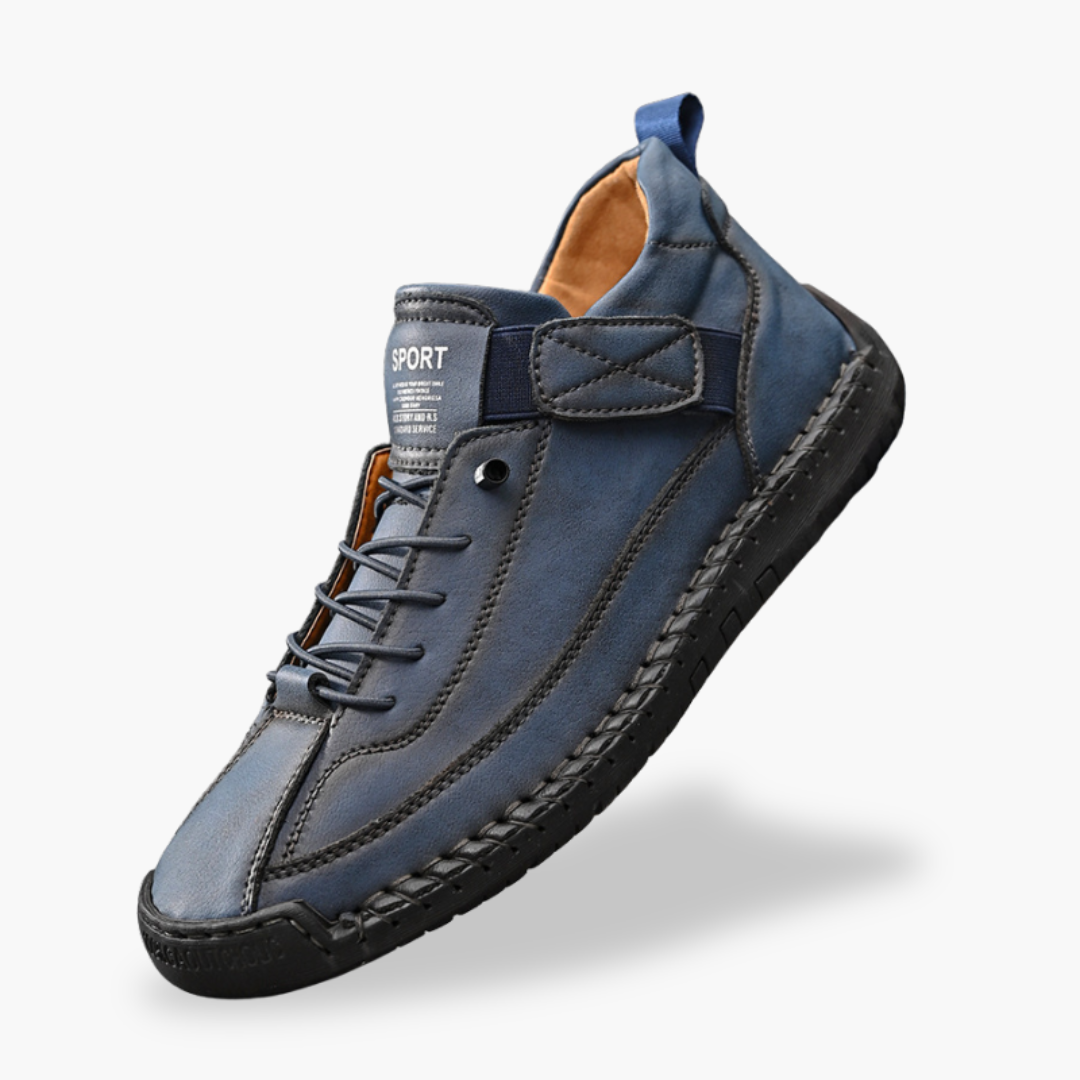 Casual leather non-slip orthopedic shoes for men | Altivaro