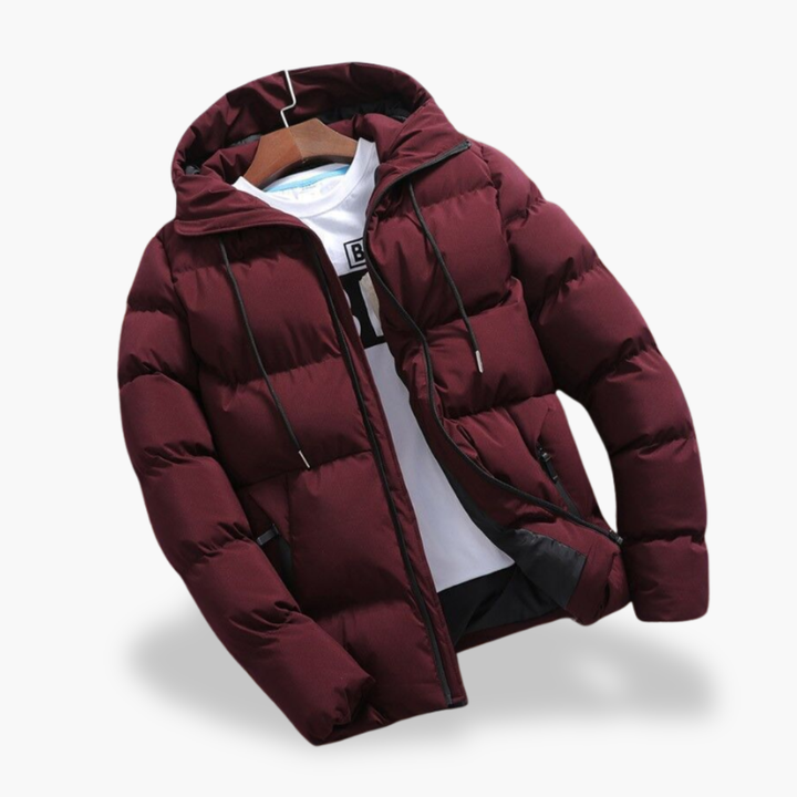 Giacca Piumino Uomo con Cappuccio e Zip | Altivaro