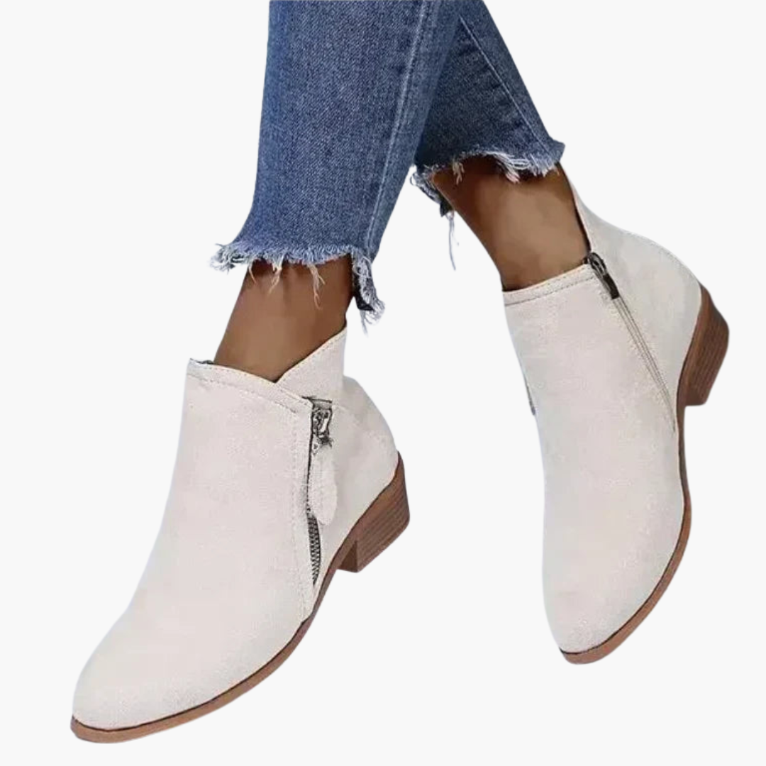 Orthopedic Leather Boots for Women with Zipper | Altivaro